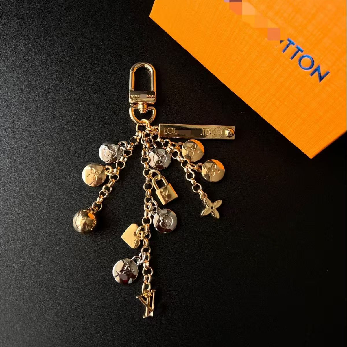 LV bag charm