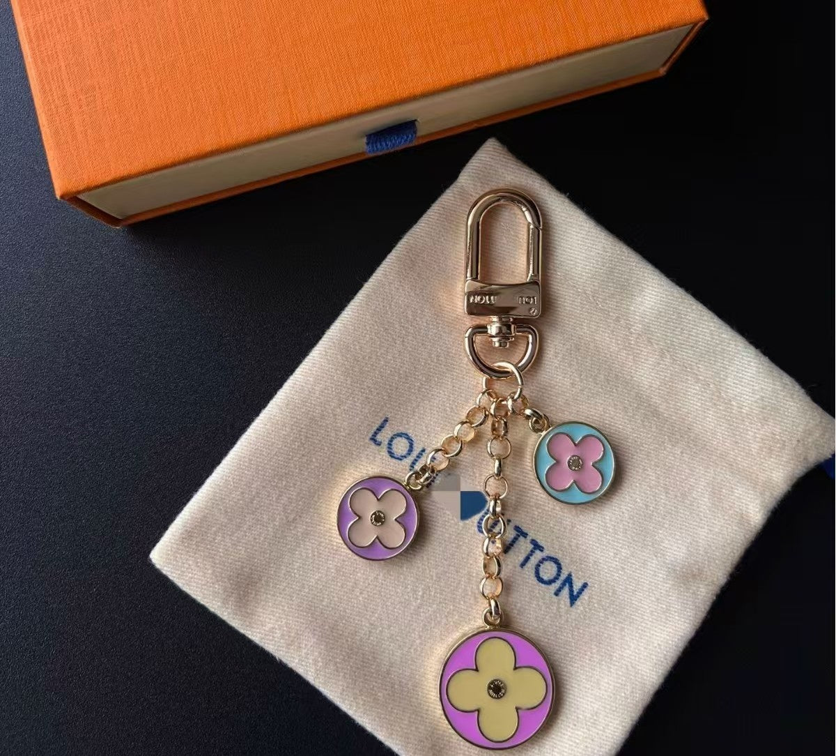 LV bag charm