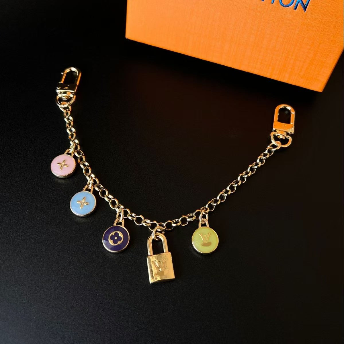 LV bag charm