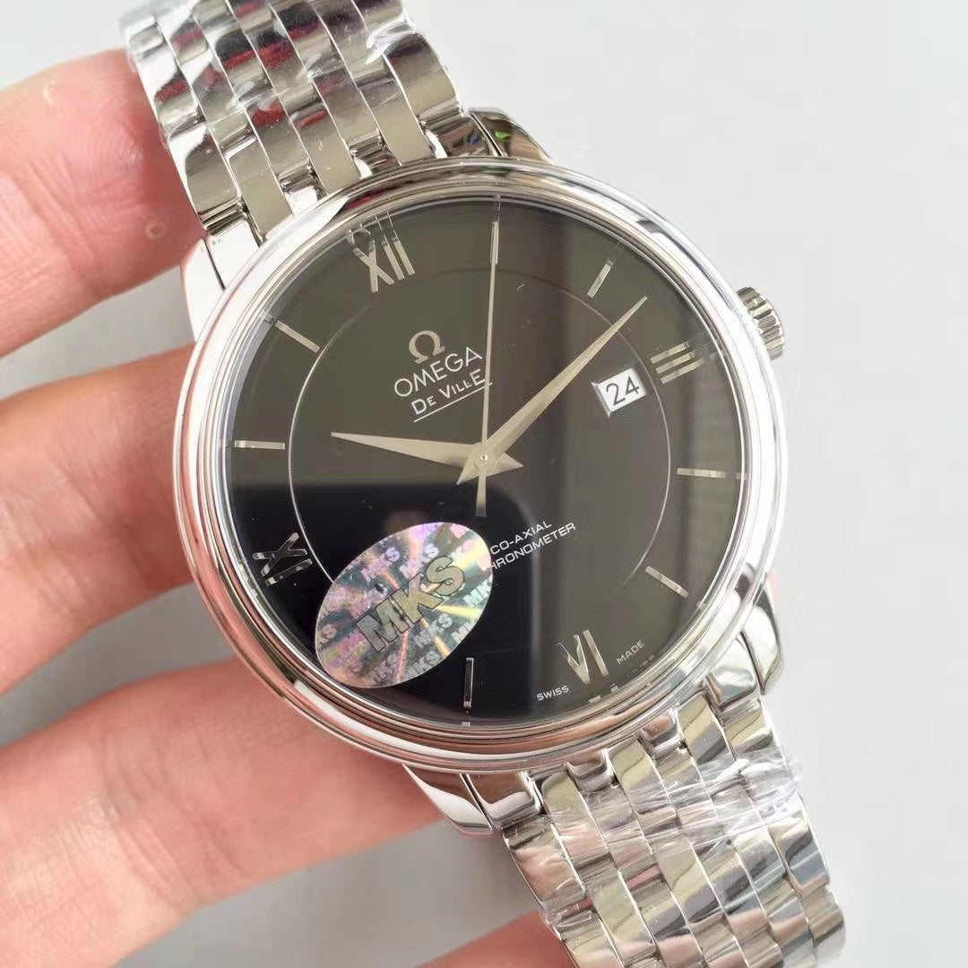 Omega De Ville series automatic winding watch, diameter 39.5 mm.