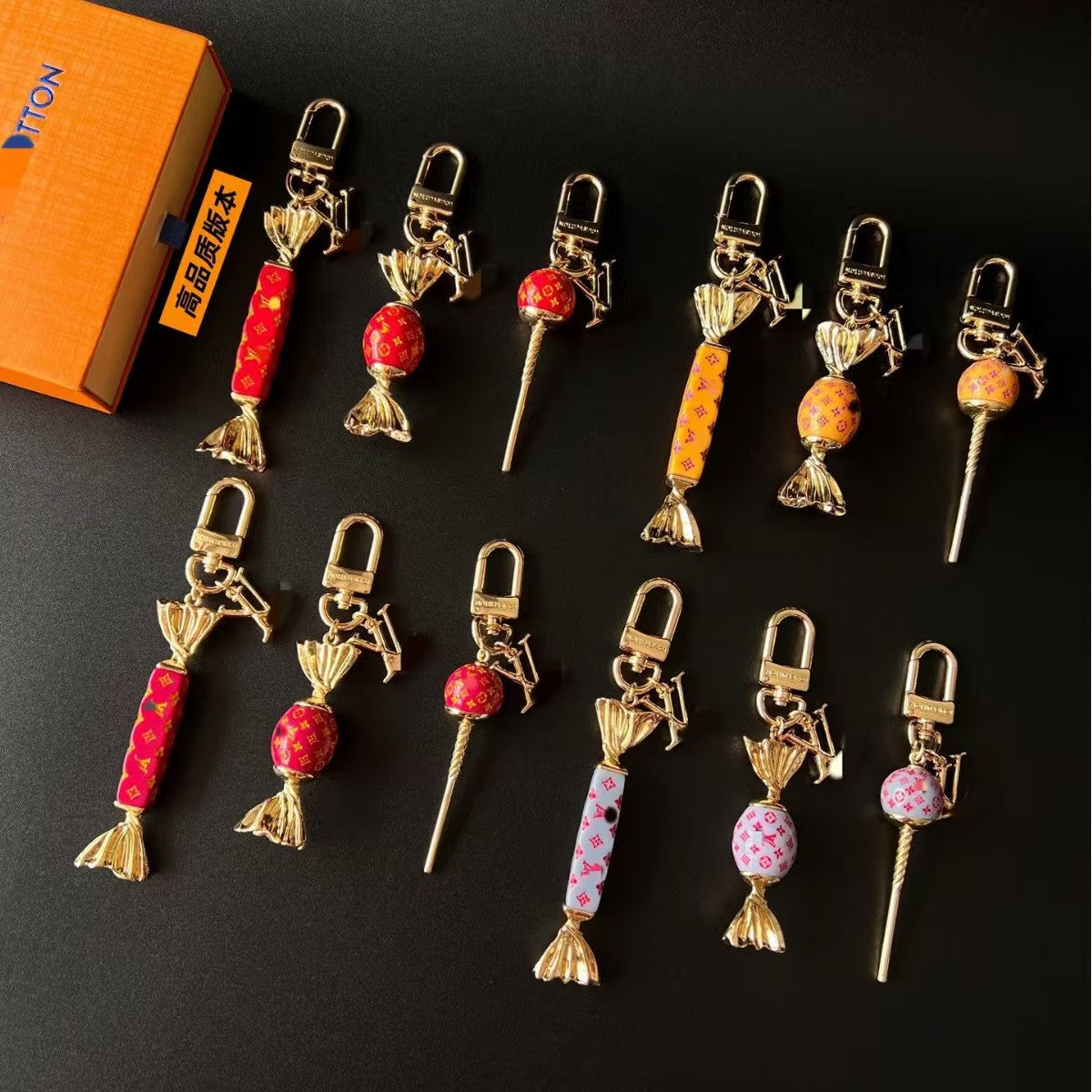 LV bag charm