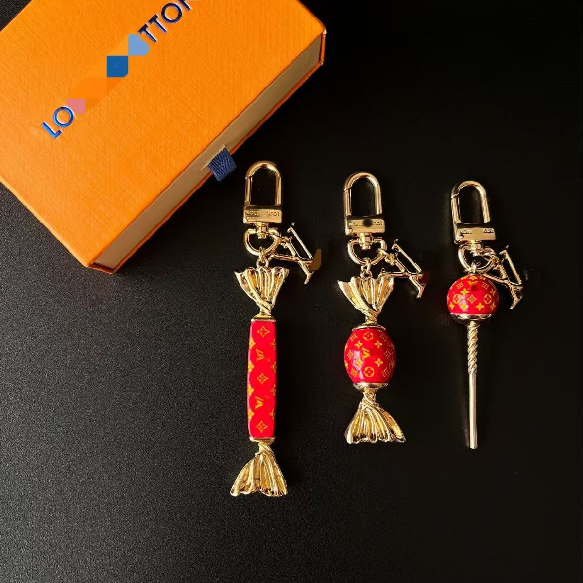 LV bag charm