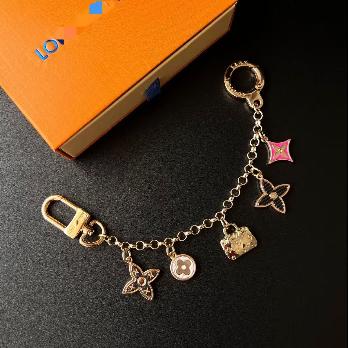 LV bag charm
