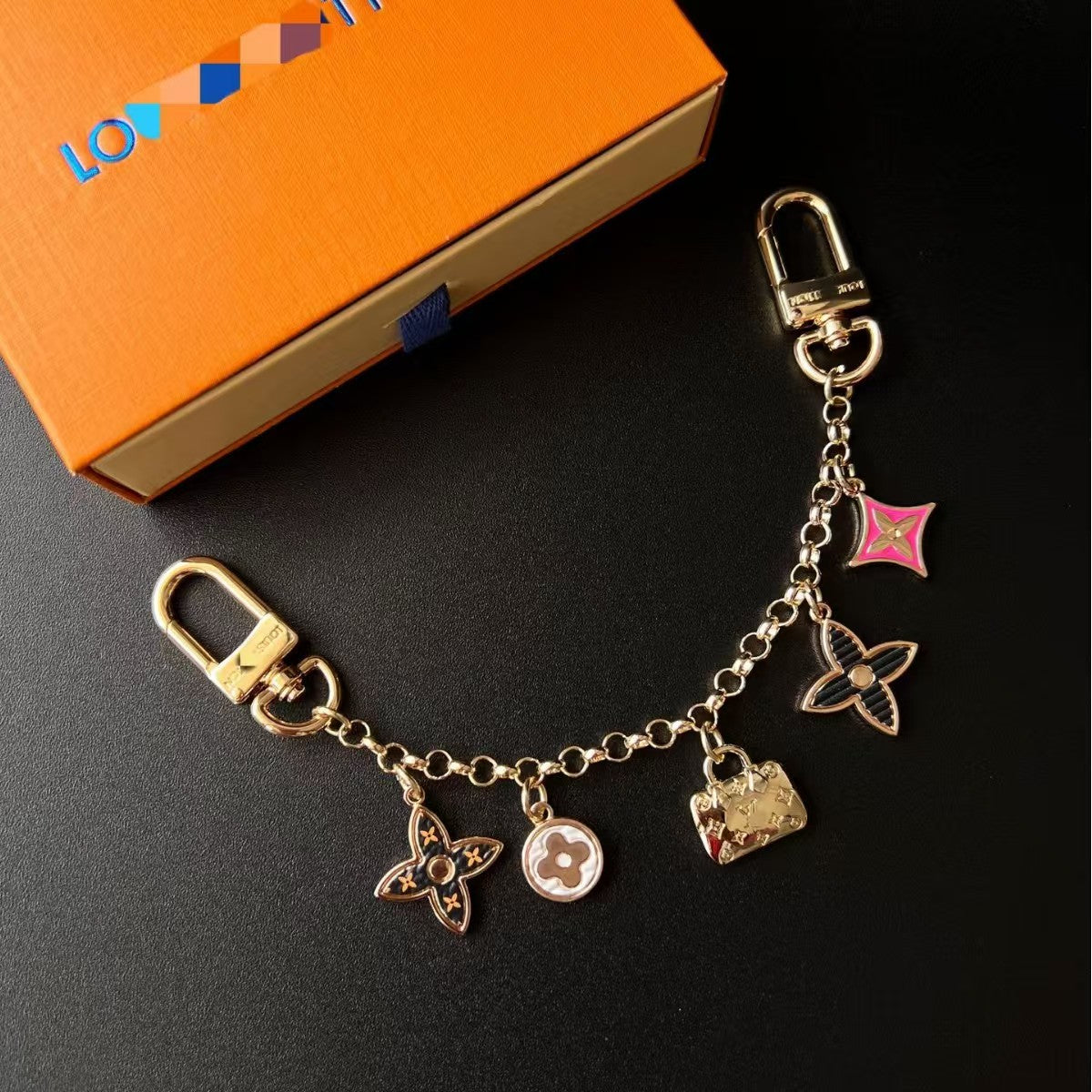 LV bag charm
