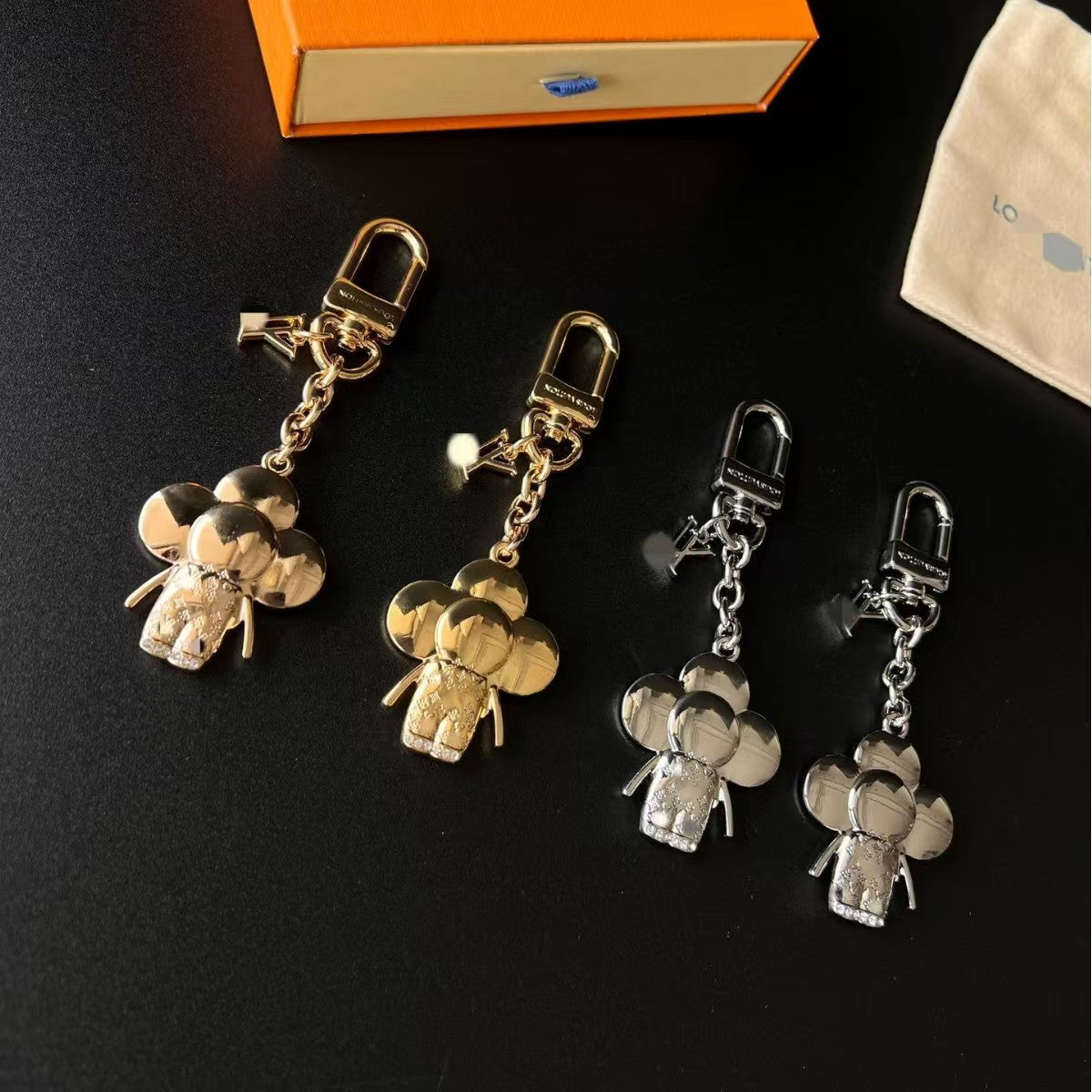 LV bag charm