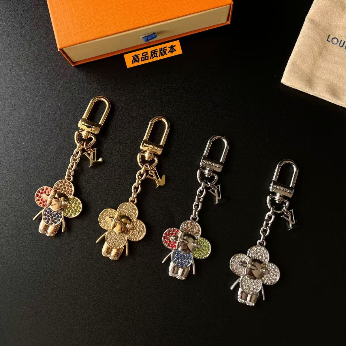 LV bag charm