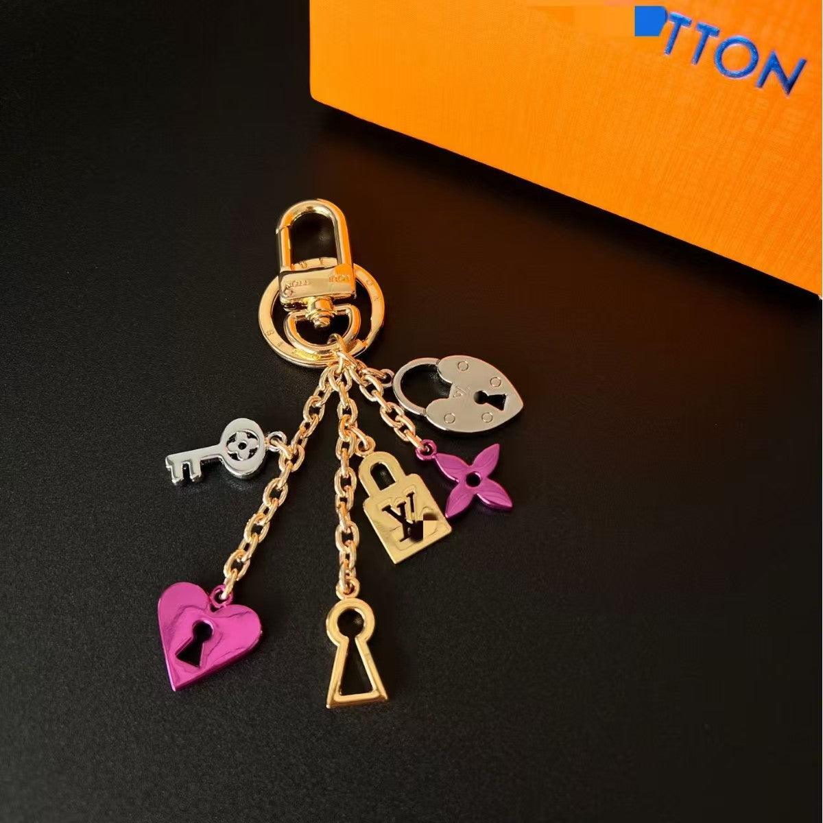 LV bag charm