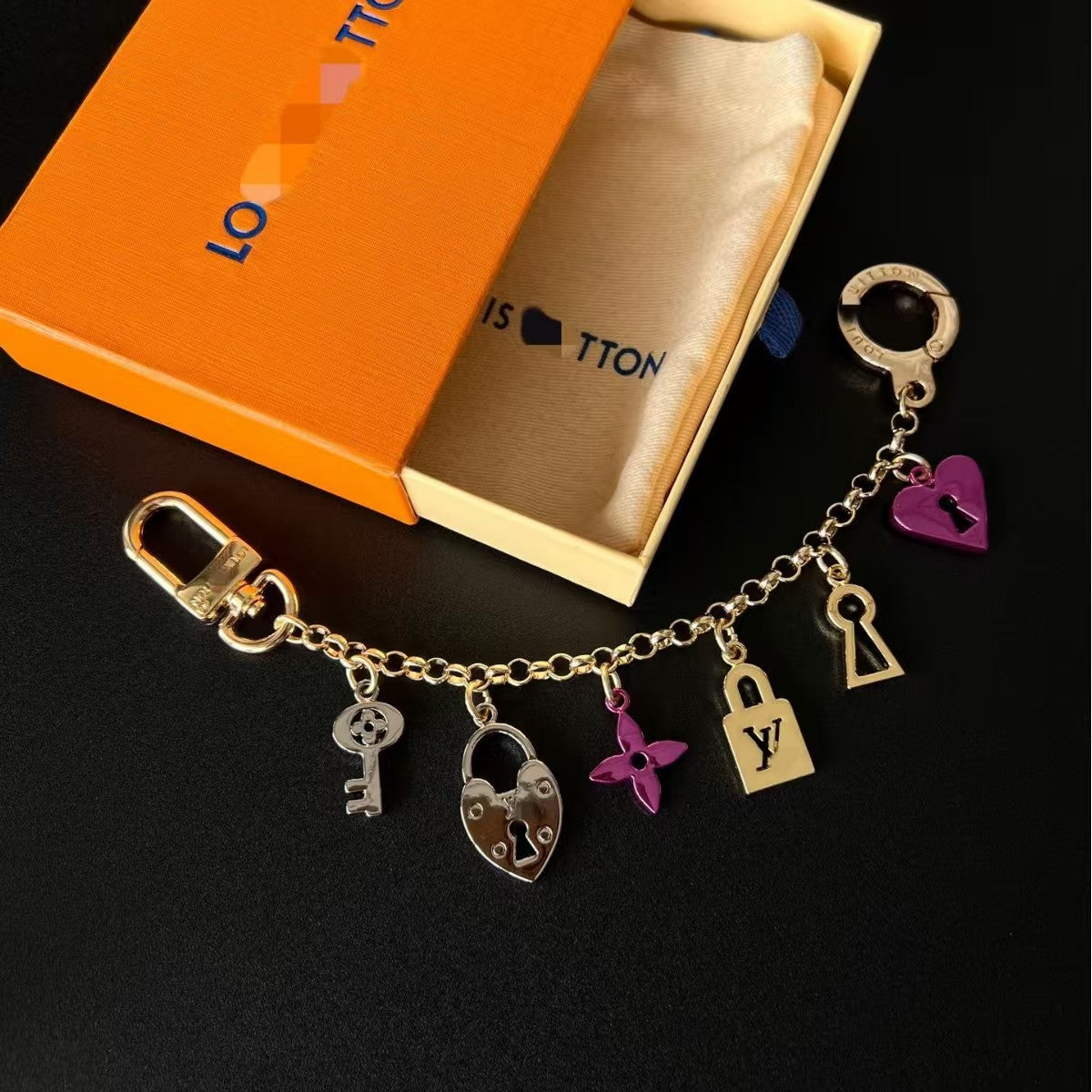 LV bag charm
