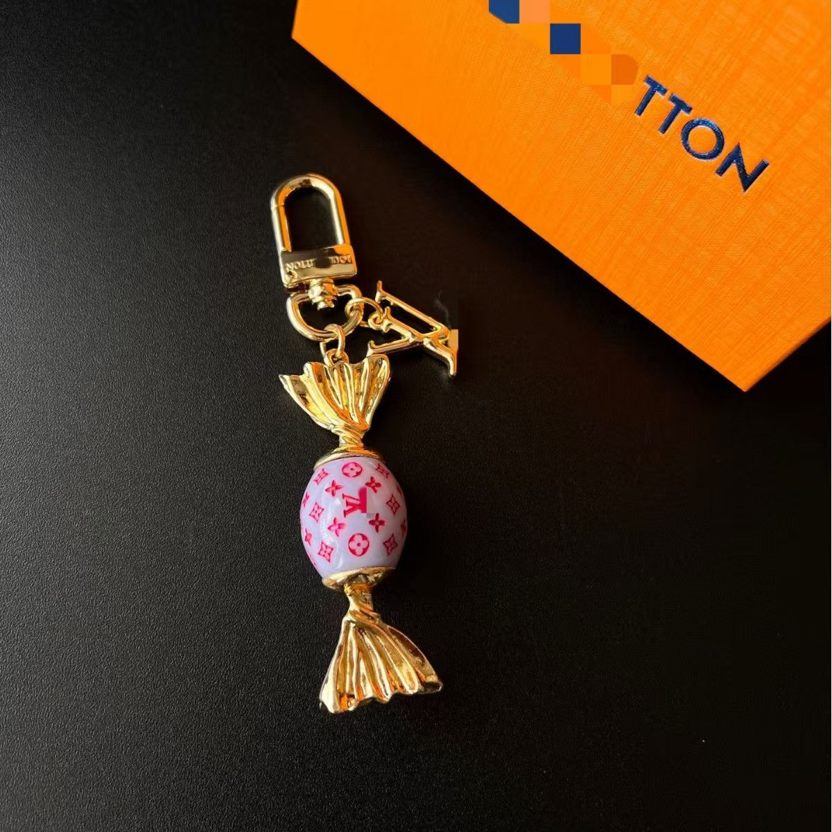 LV bag charm