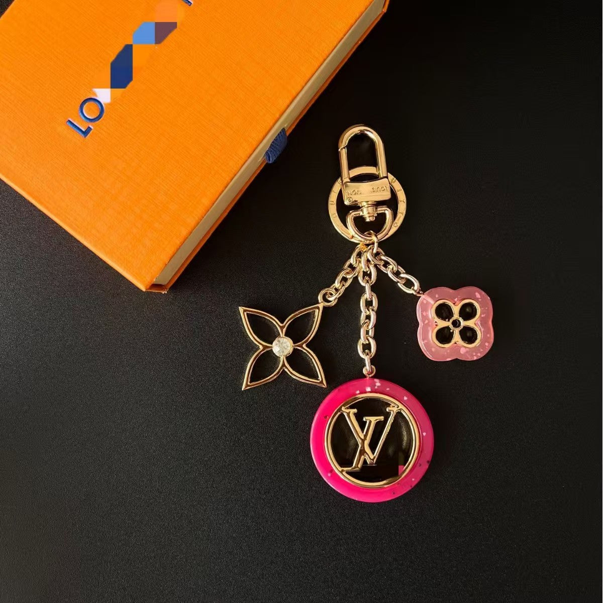 LV bag charm