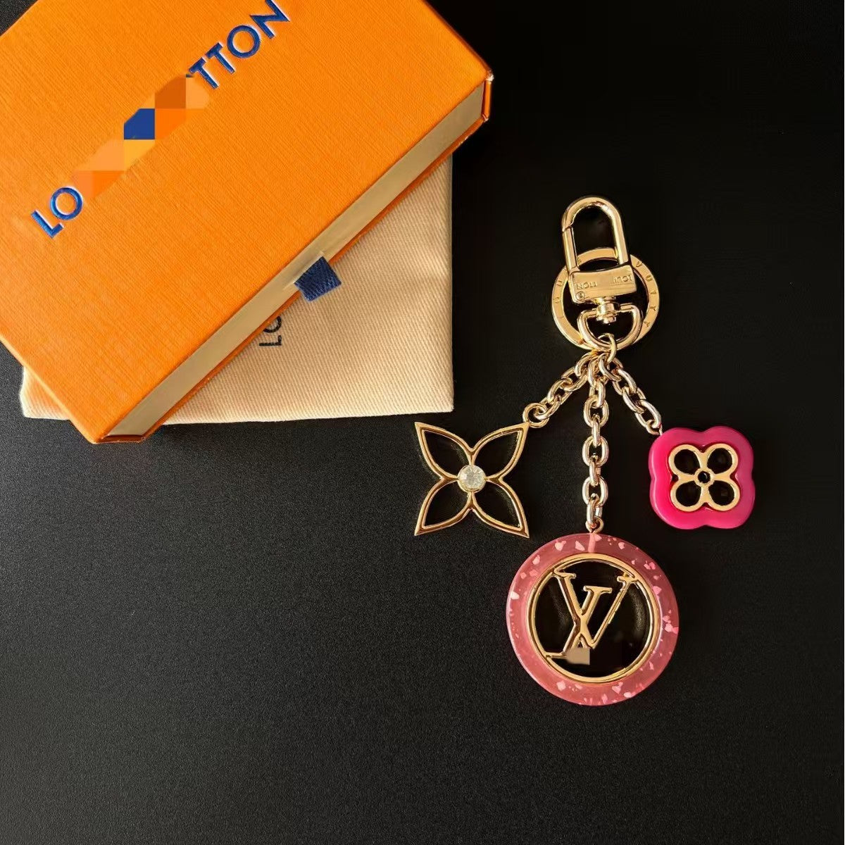 LV bag charm