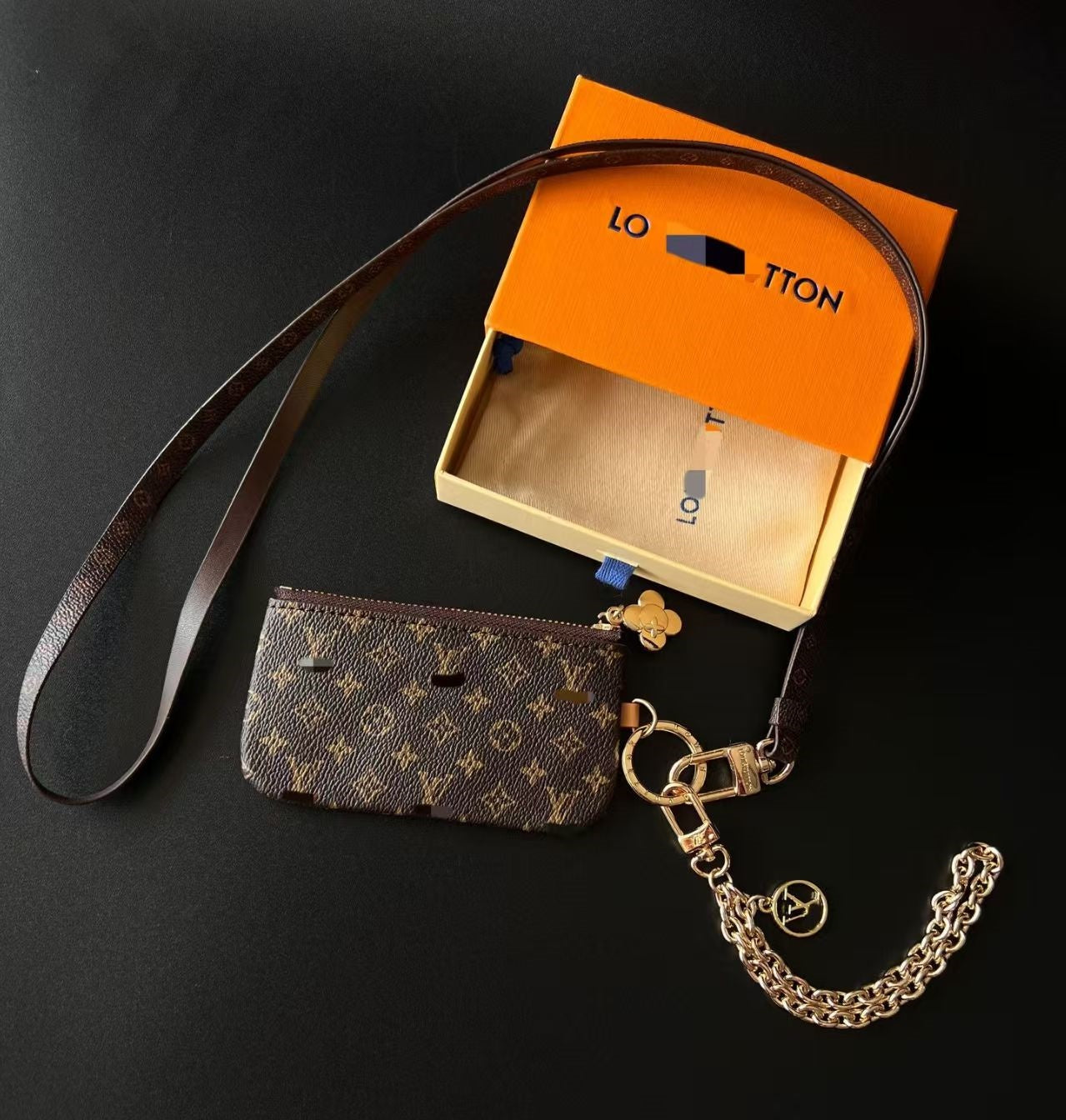 LV bag charm