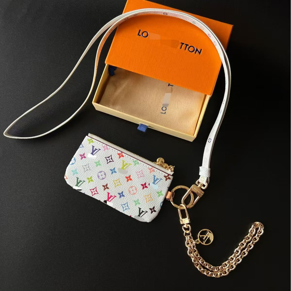 LV bag charm