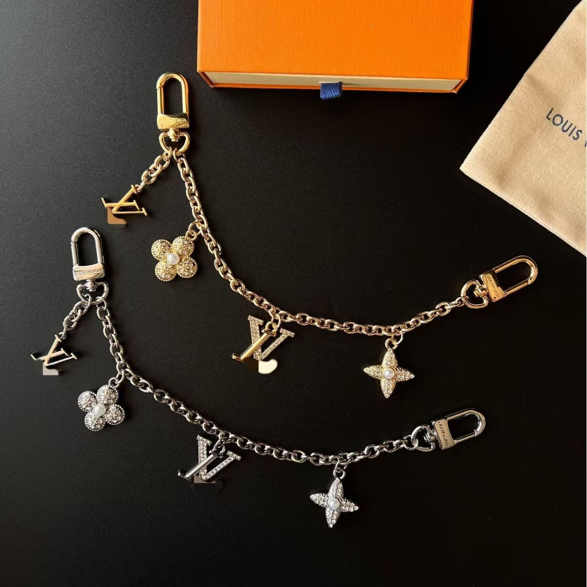 LV bag charm
