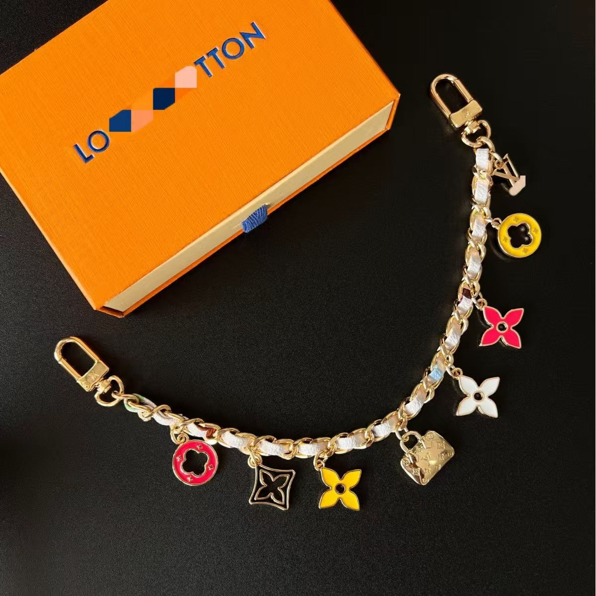 LV bag charm