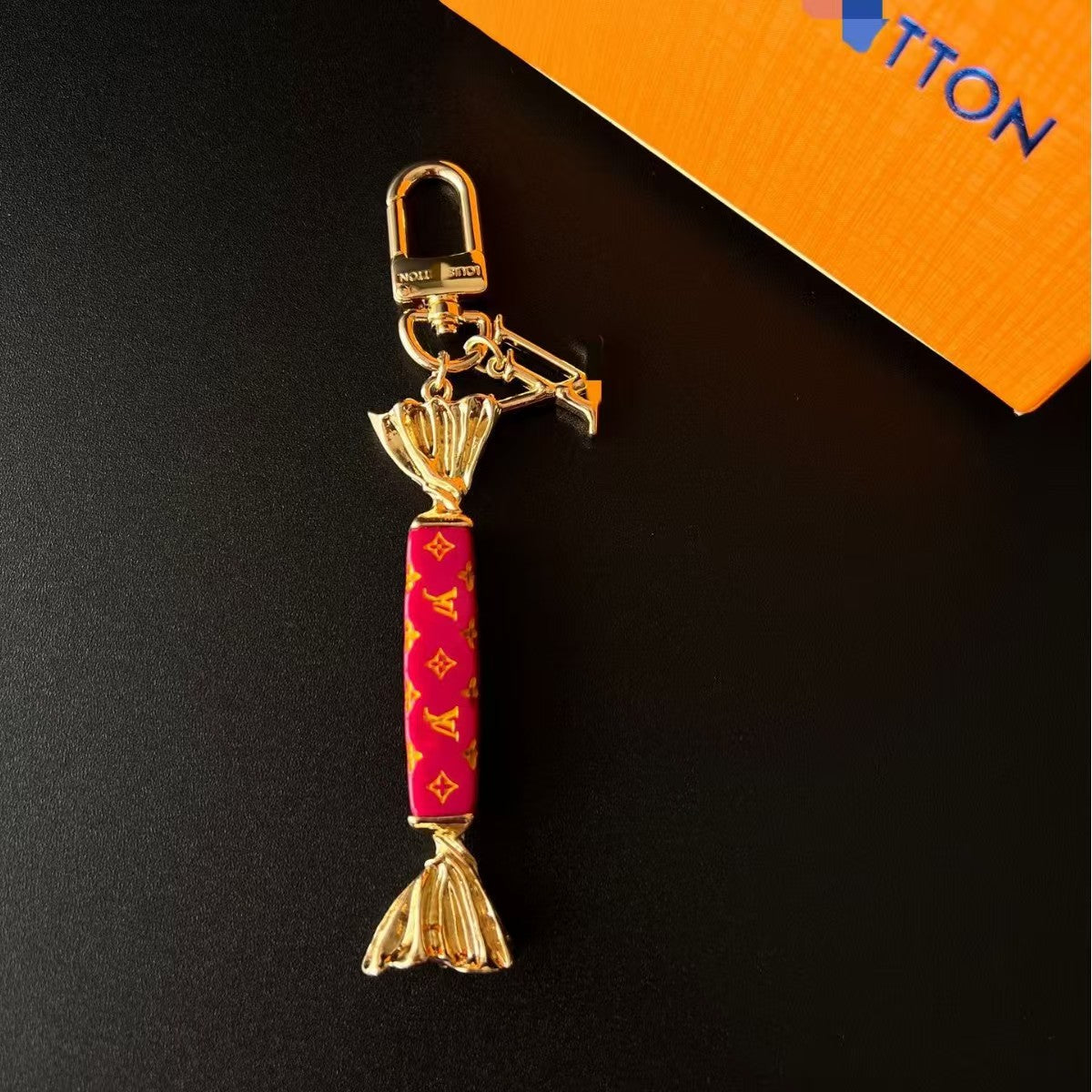 LV bag charm