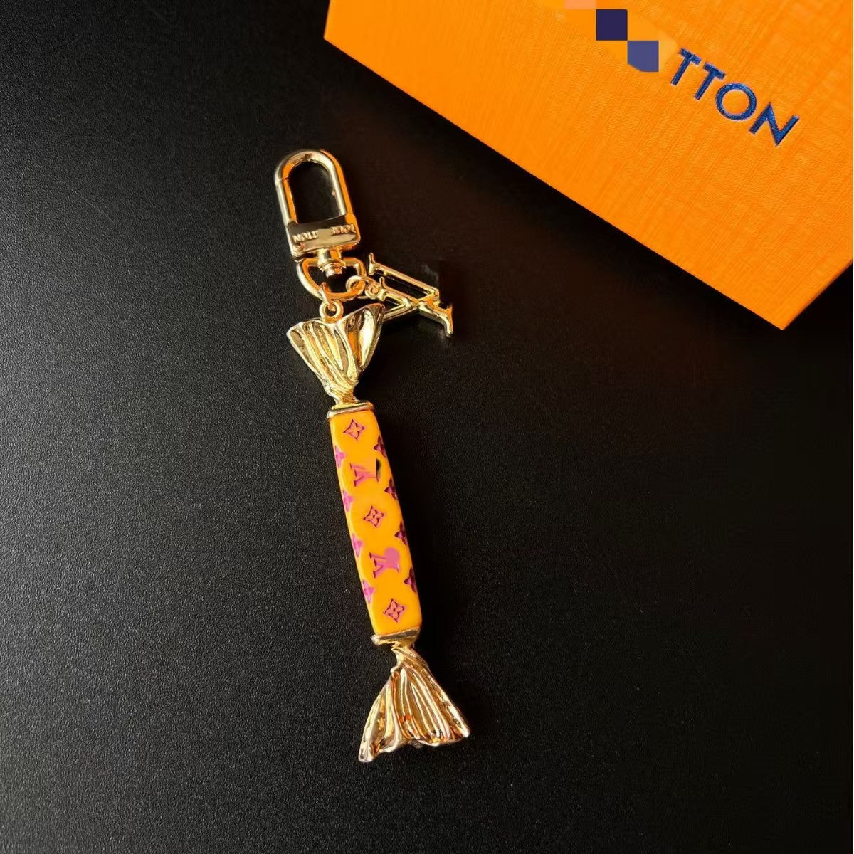 LV bag charm