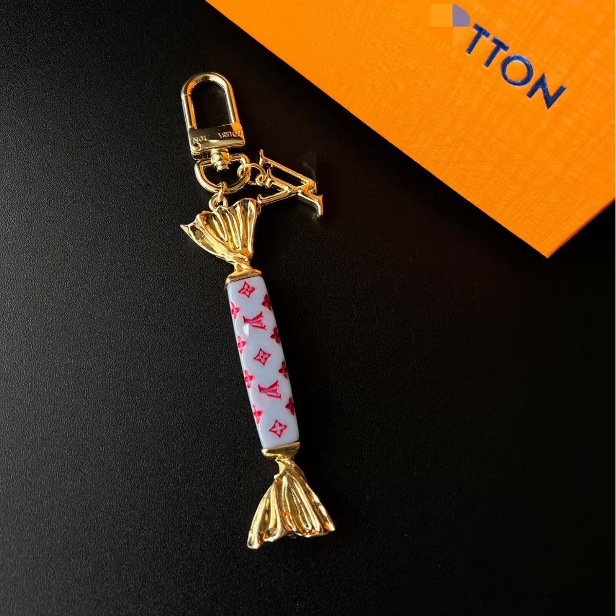 LV bag charm
