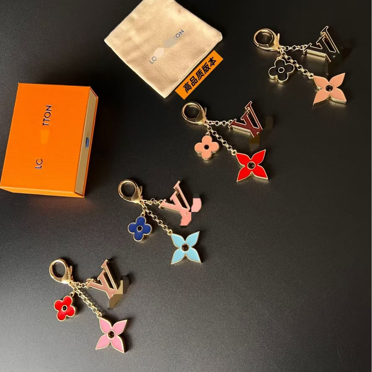 LV bag charm