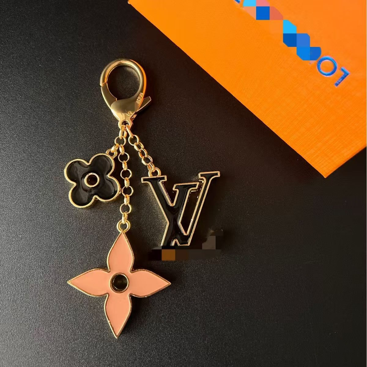 LV bag charm