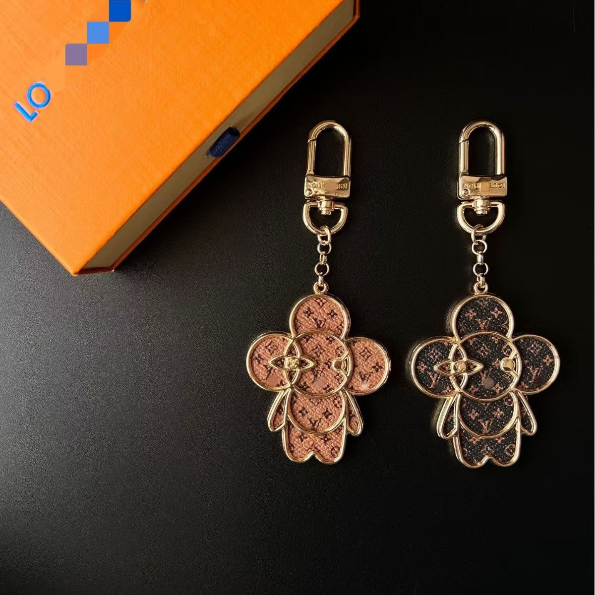 LV bag charm