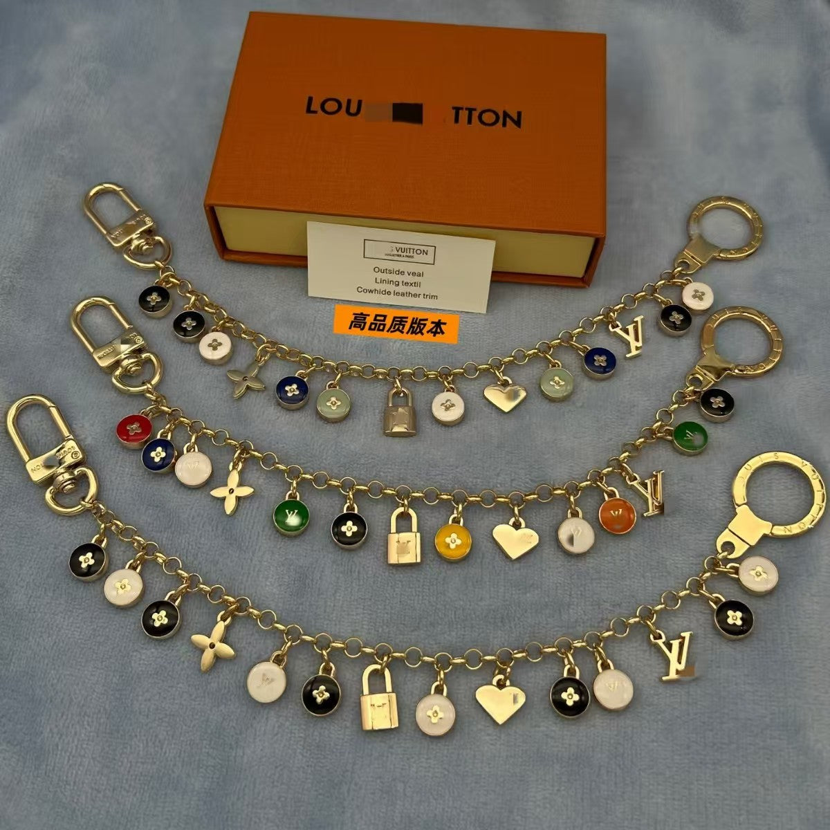 LV bag charm