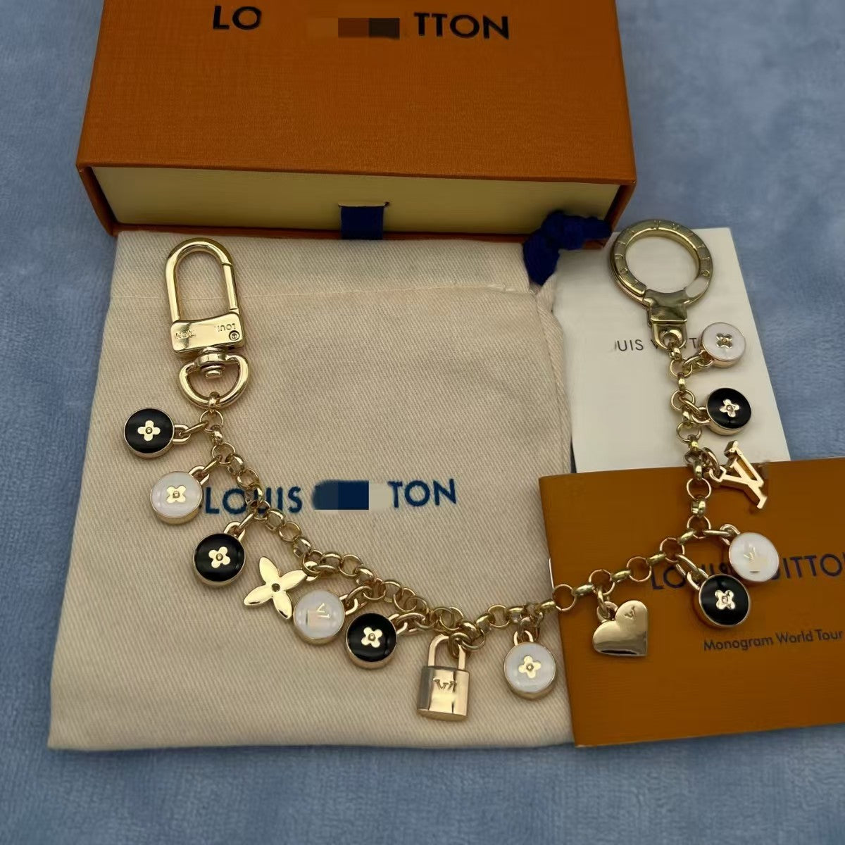 LV bag charm