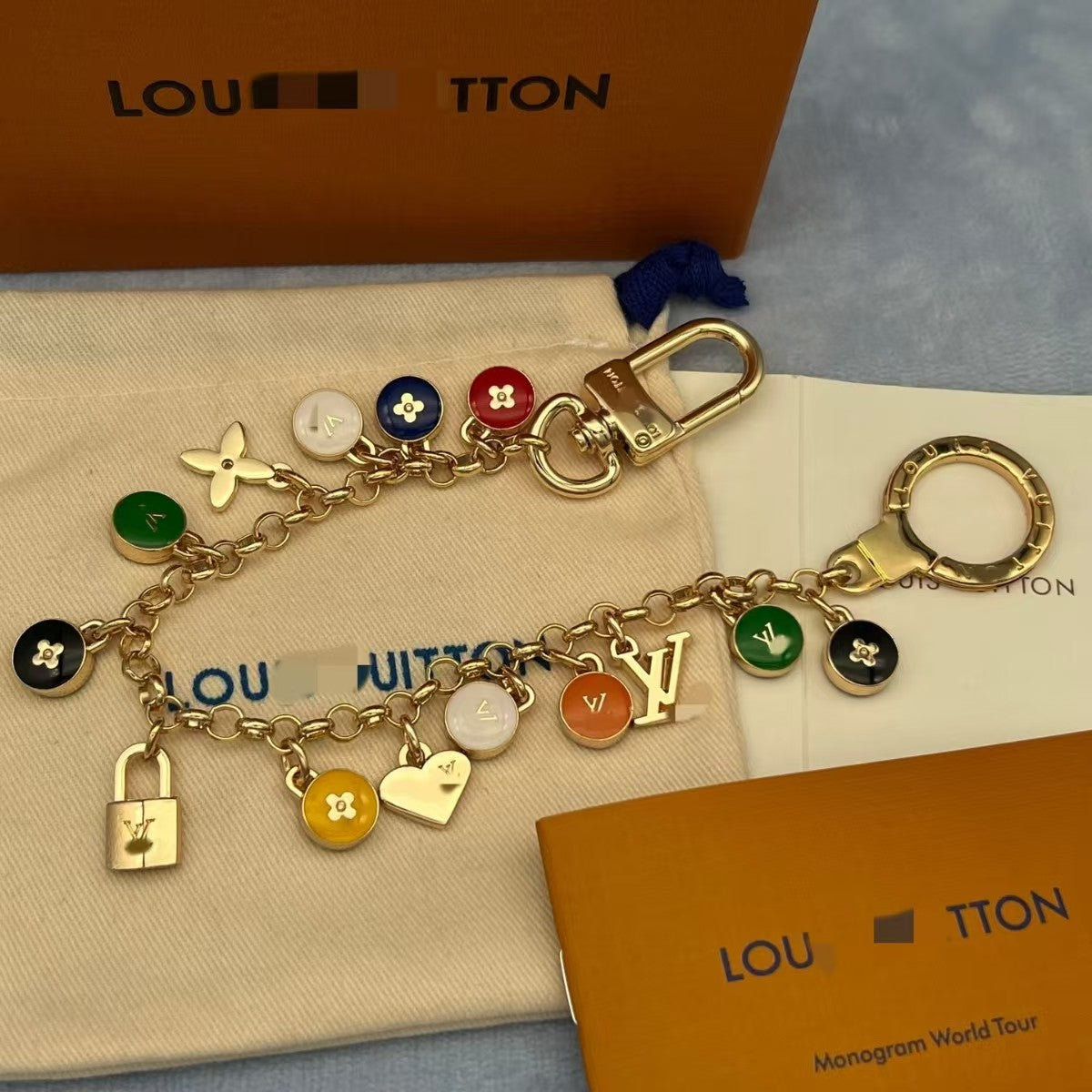 LV bag charm
