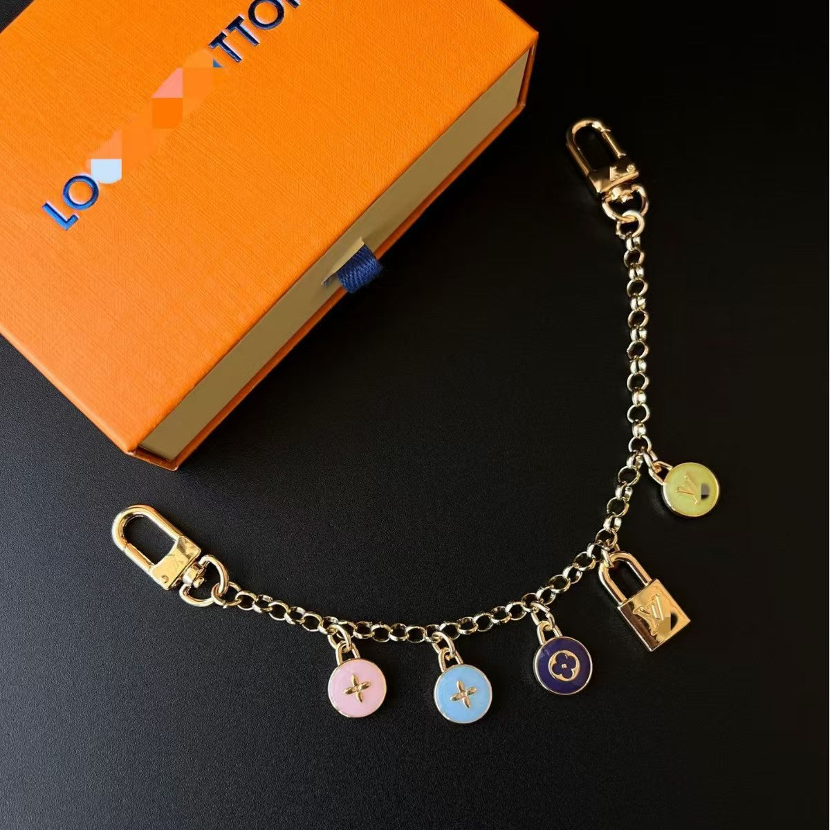 LV bag charm