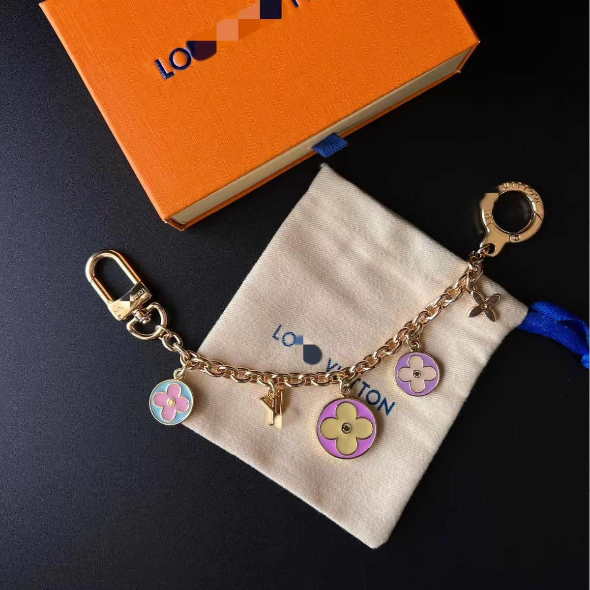 LV bag charm