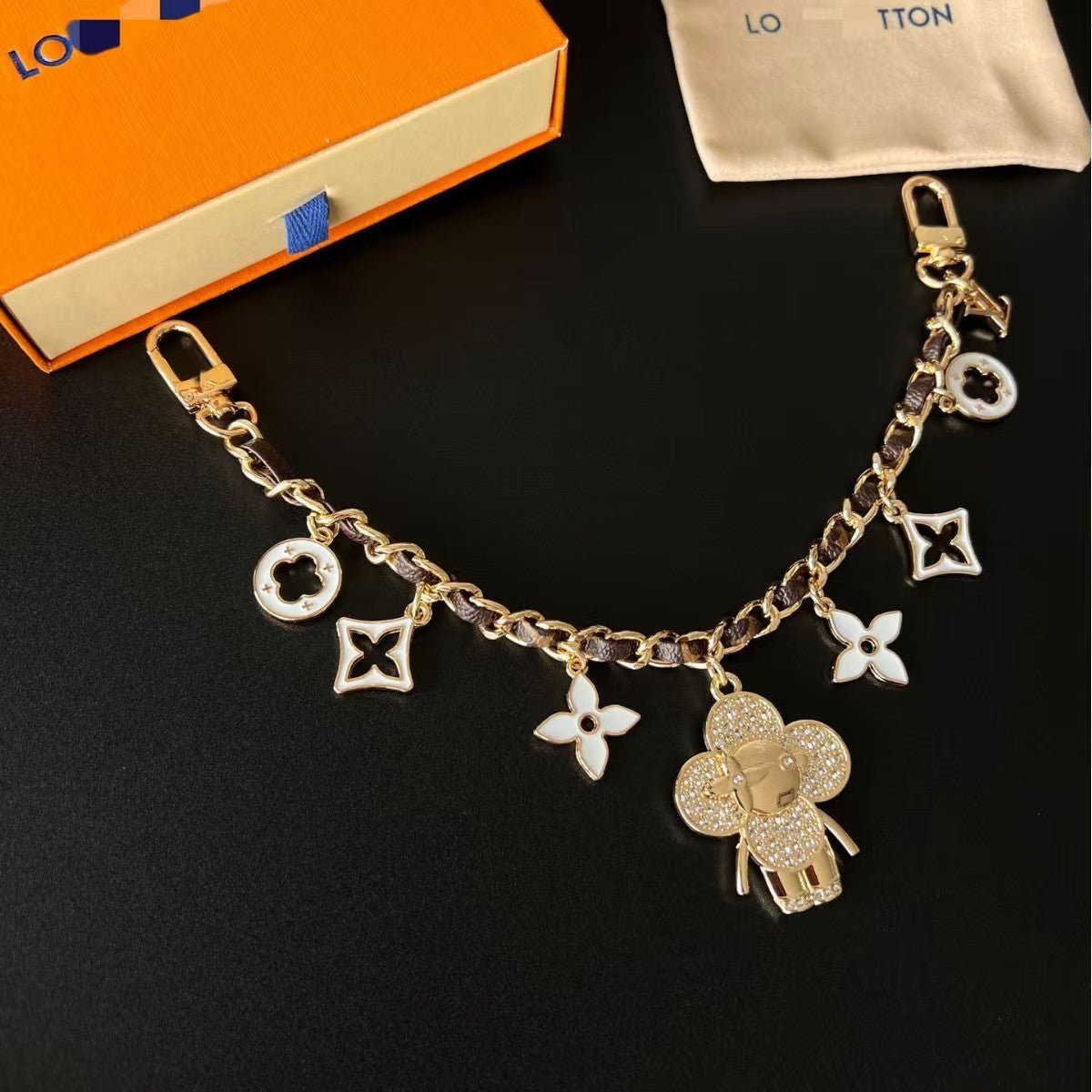 LV bag charm