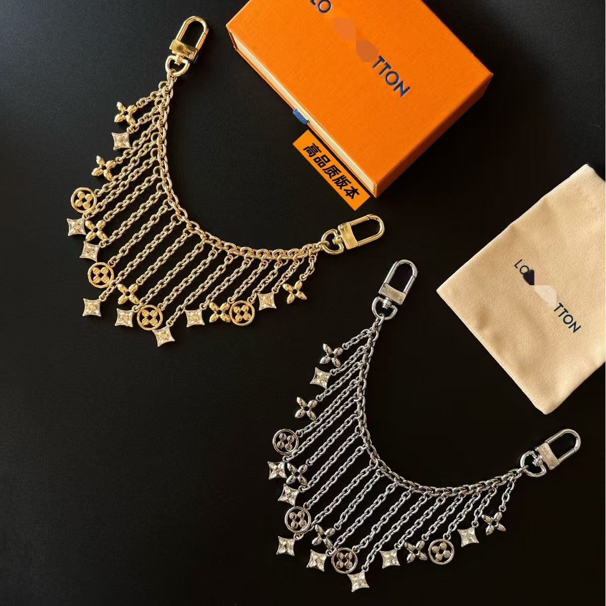LV bag charm