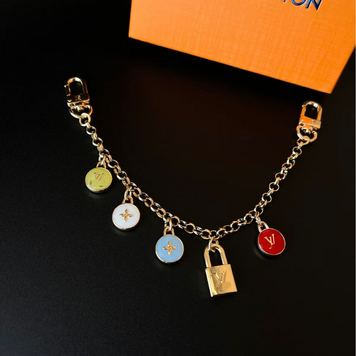 LV bag charm