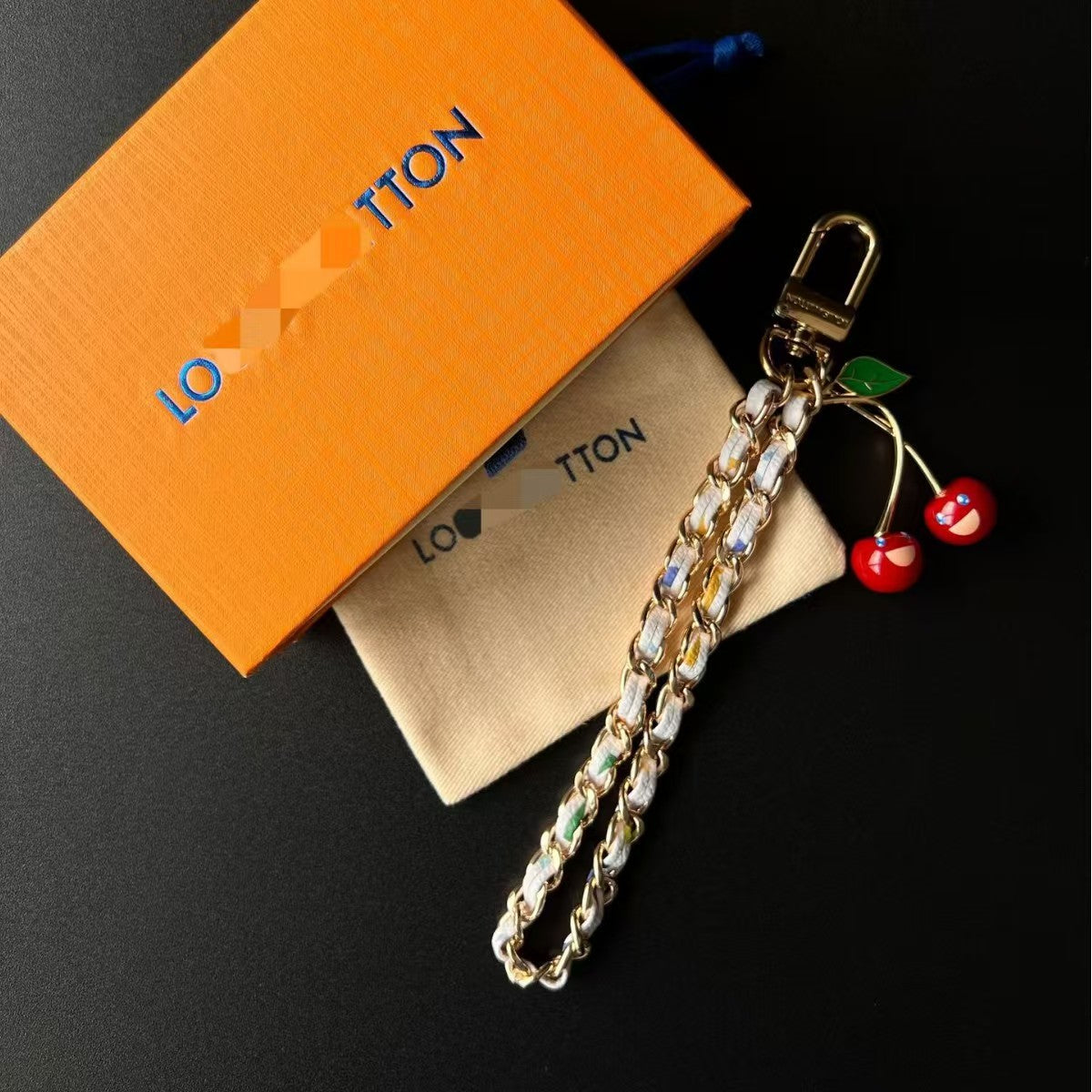 LV bag charm