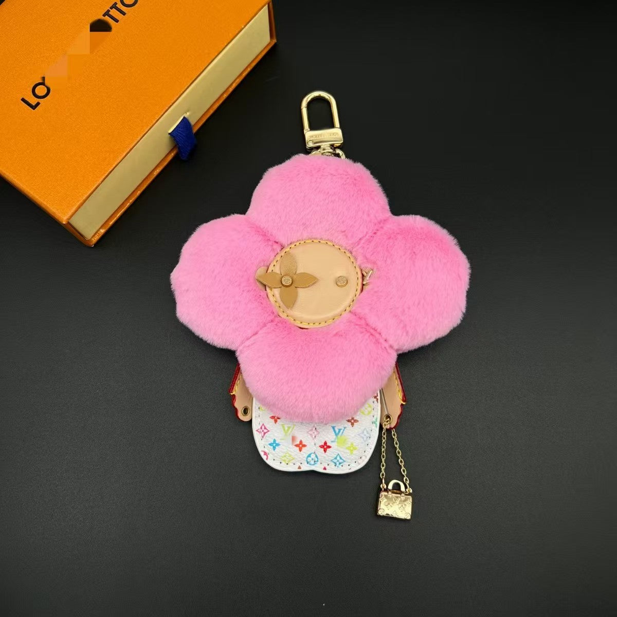 LV bag charm