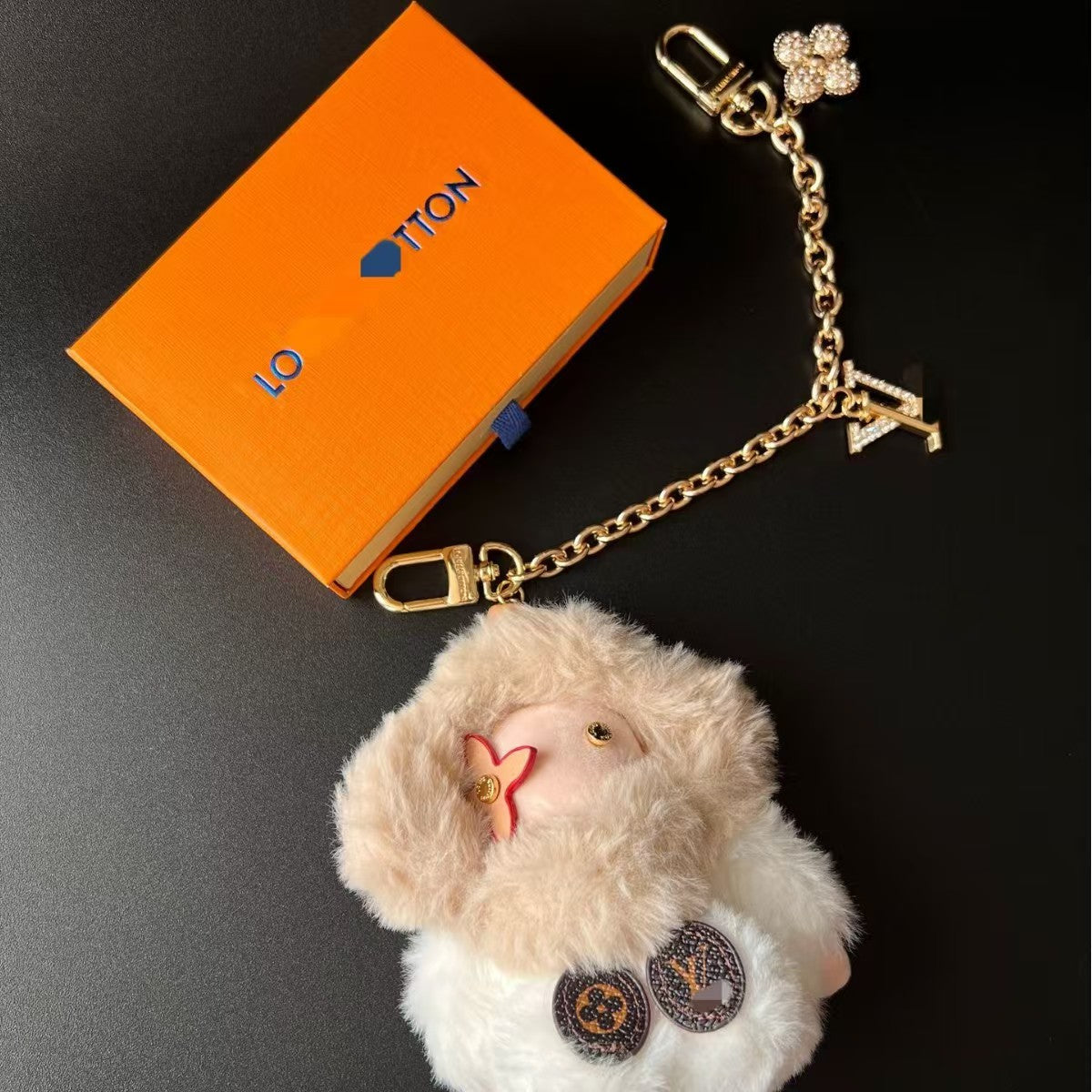 LV bag charm