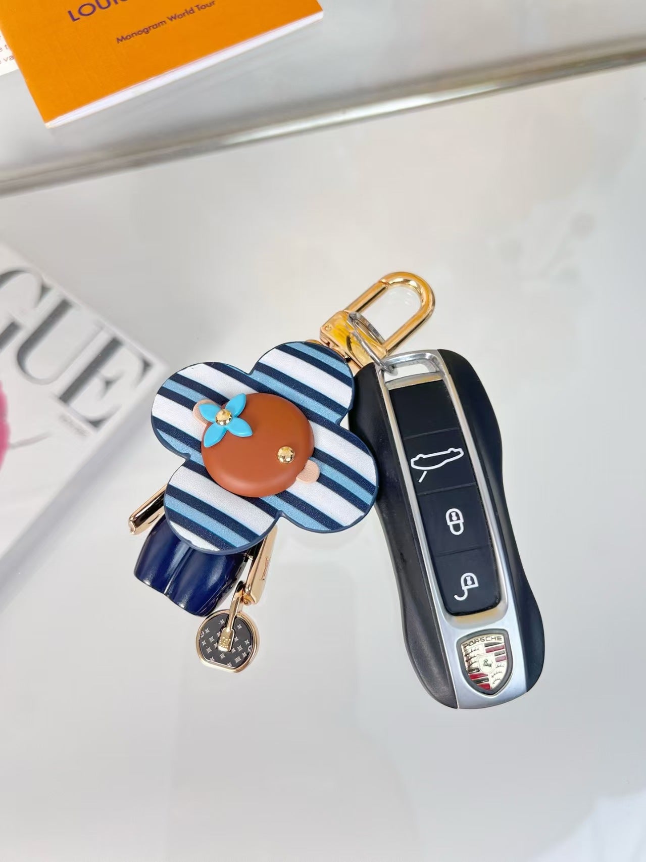 LV bag charm