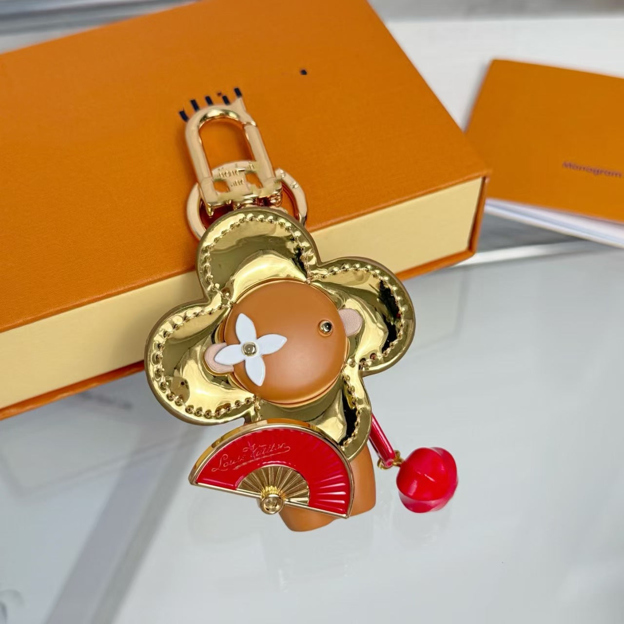 LV bag charm