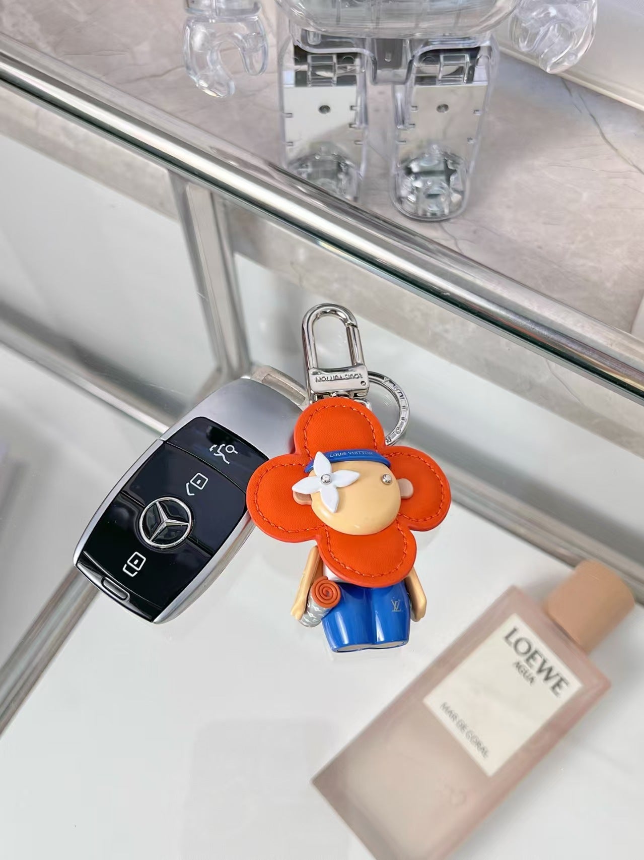 LV bag charm