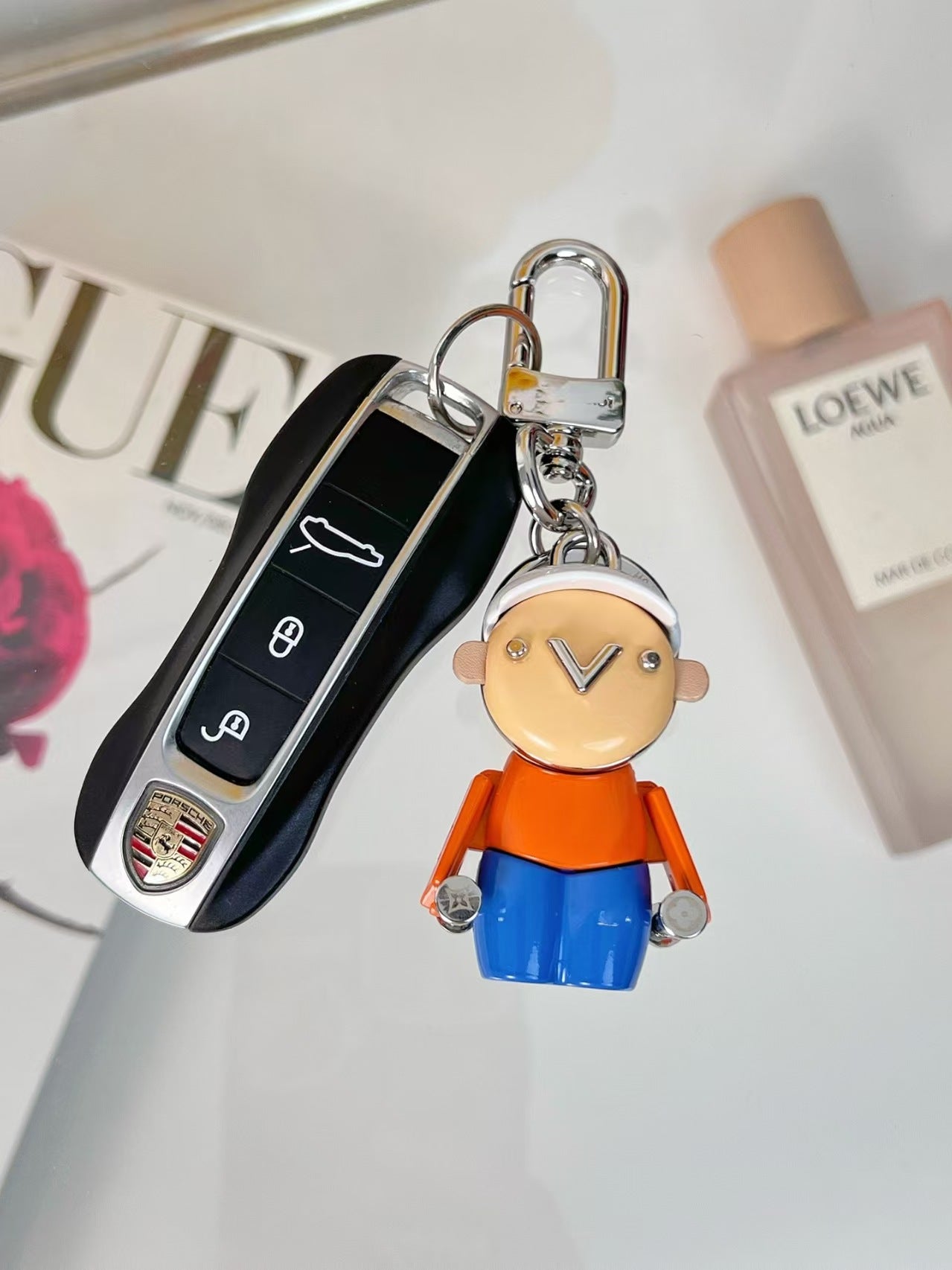 LV bag charm