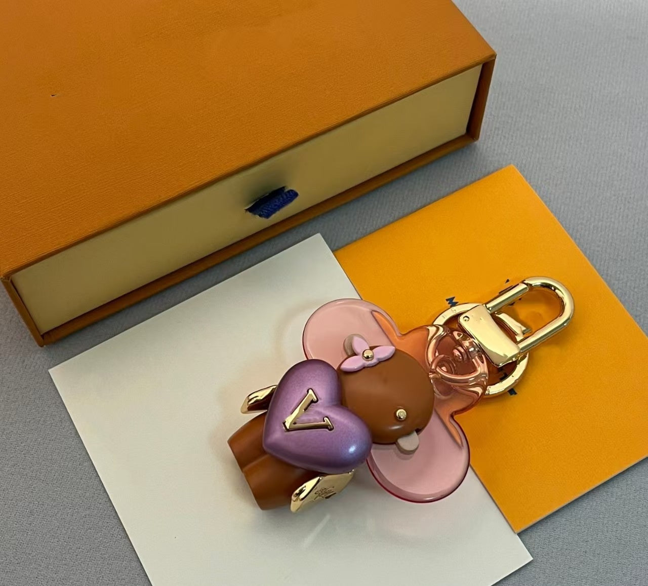 LV bag charm