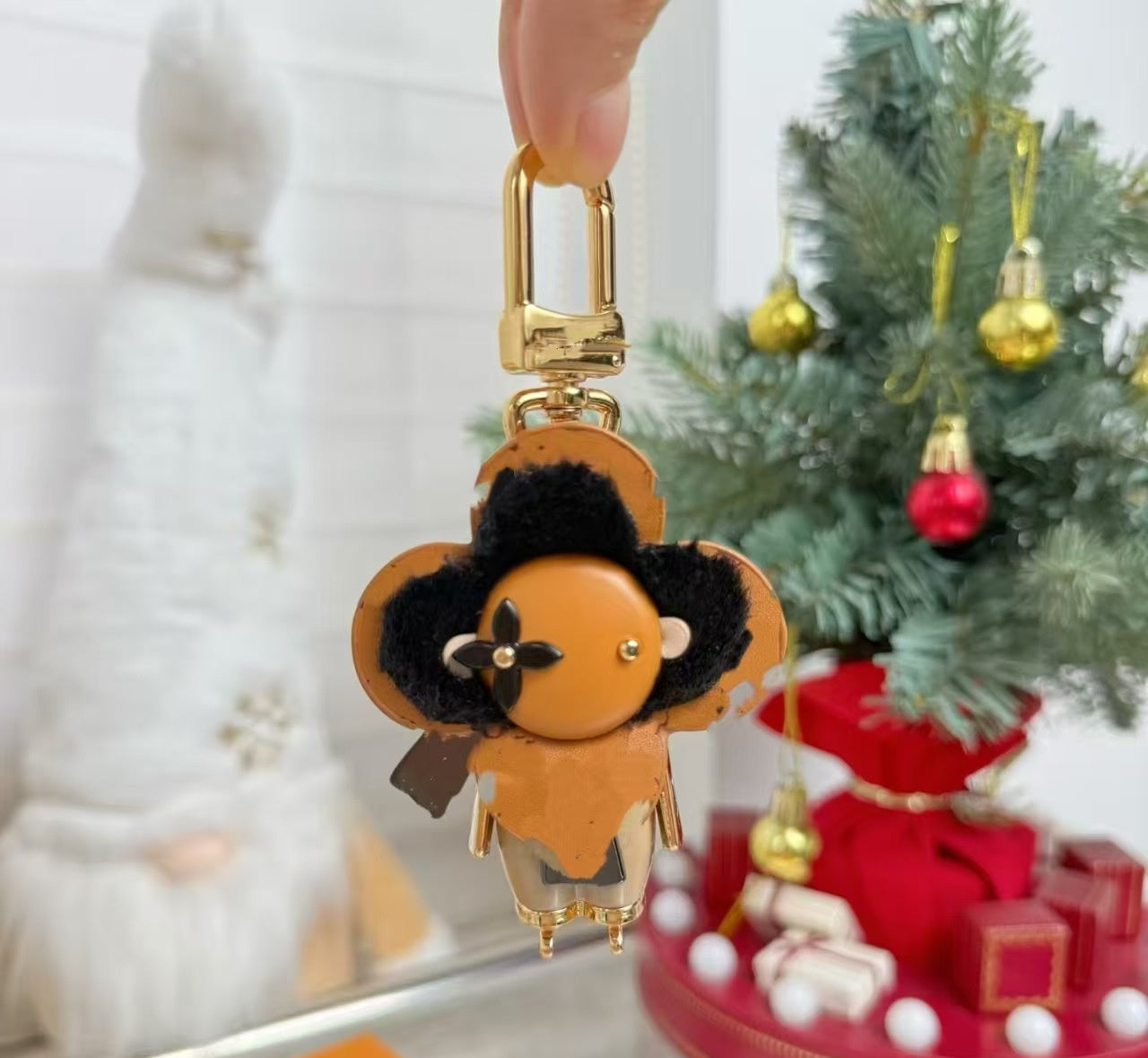 LV bag charm