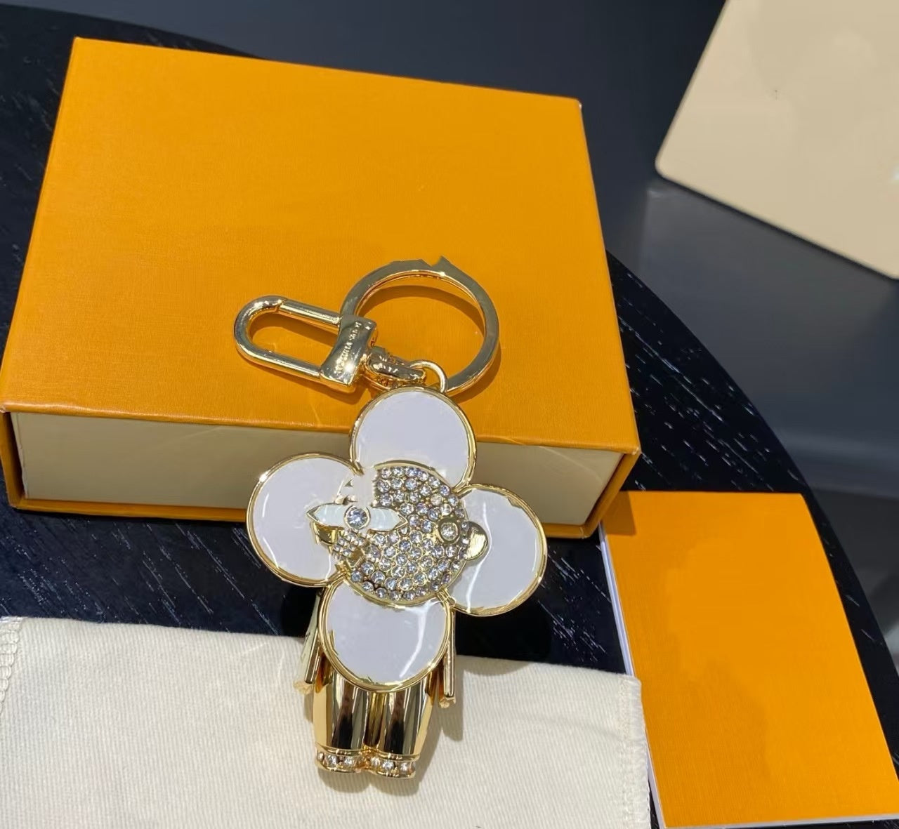 LV bag charm