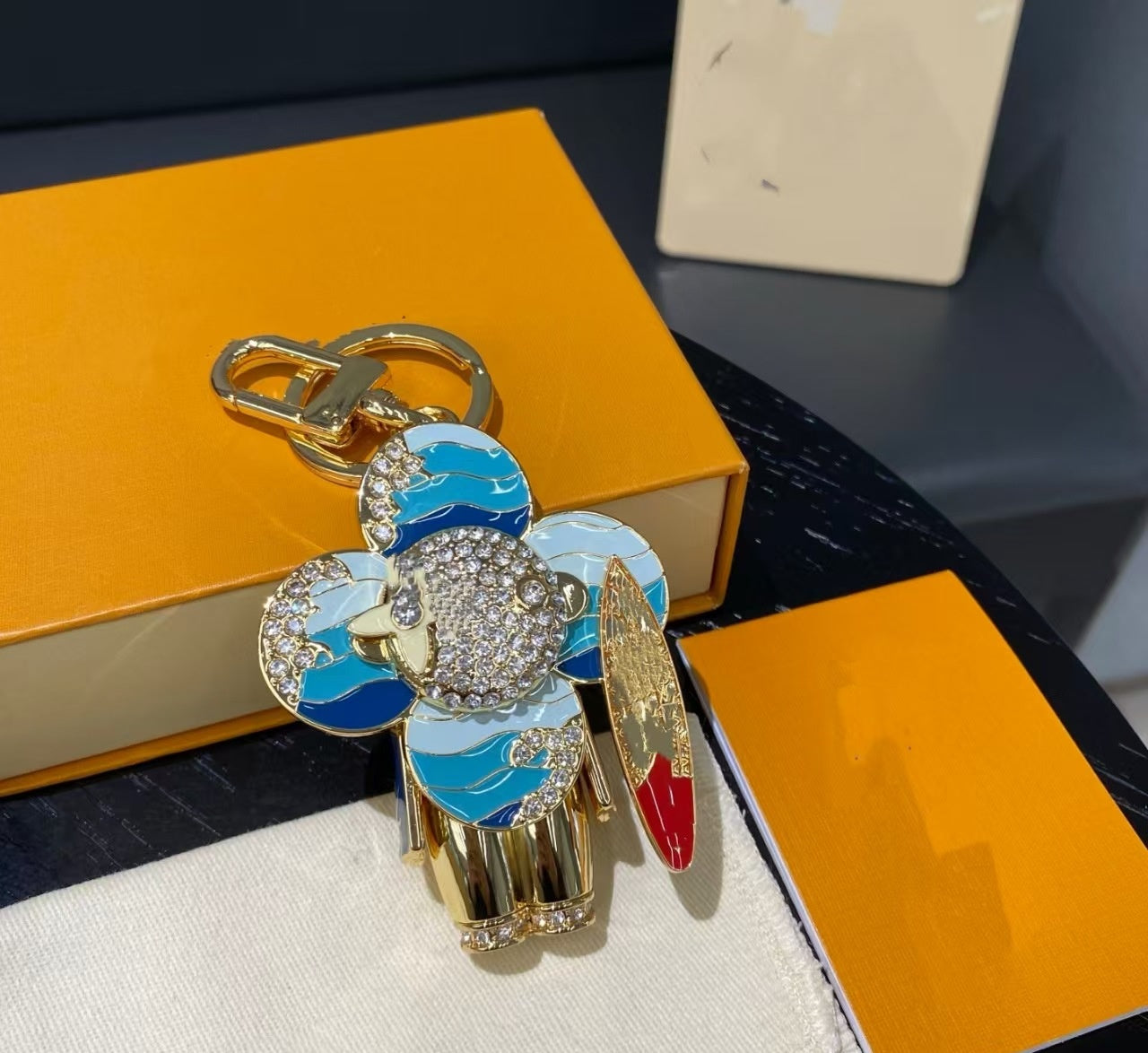 LV bag charm