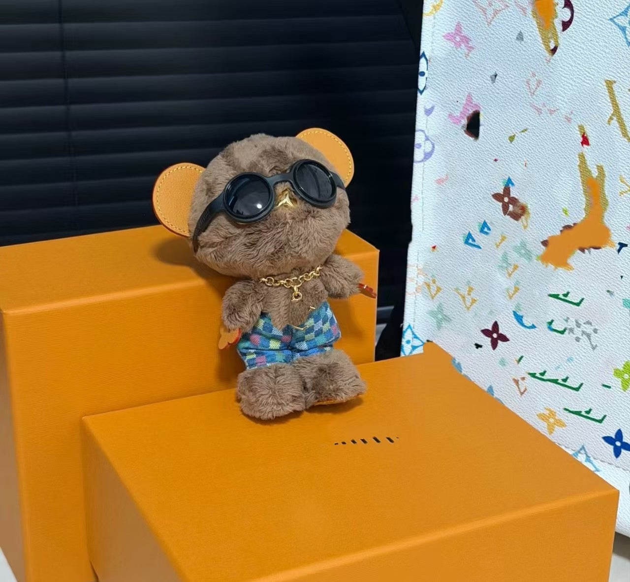 LV bag charm